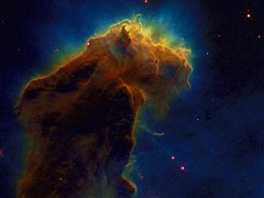 Star Birth Clouds in Eagle Nebula M16